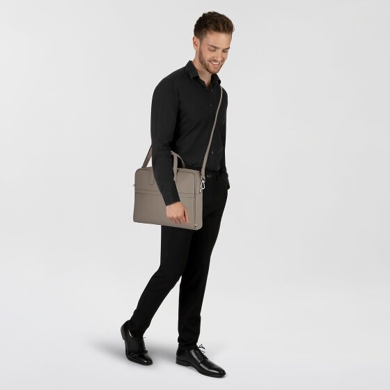 Boss Zair Aktentasche Leder 40 cm Laptopfach
