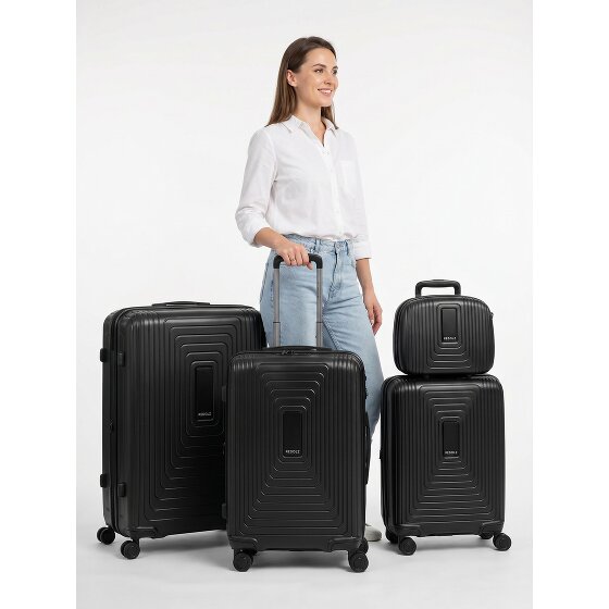 Redolz Essentials 14 4-Rollen Kofferset + Beautycase 4 tlg. mit Dehnfalte