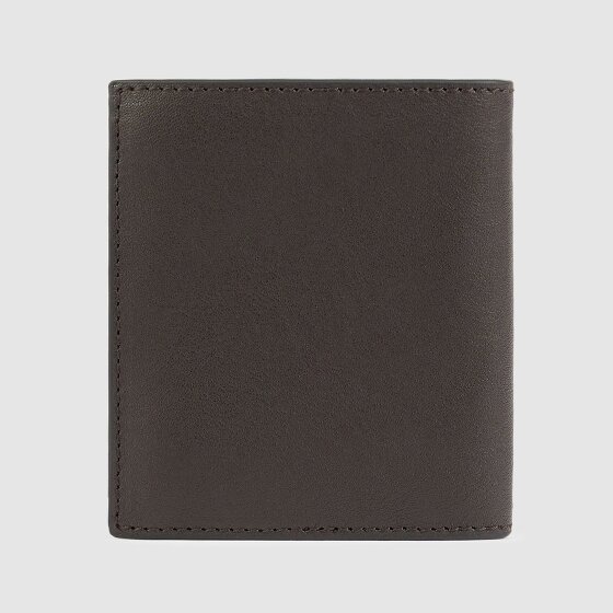 Piquadro Black Square Geldbörse RFID Schutz Leder 8.5 cm