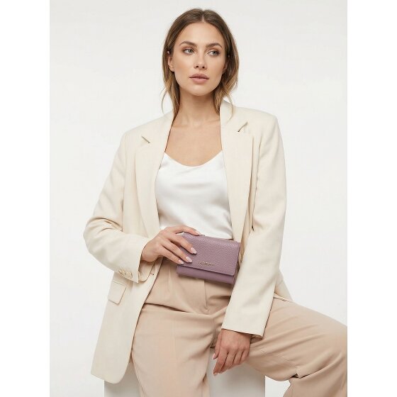 Lazarotti Bologna Leather XL Geldbörse mit Zip-Around Fach Leder 14 cm