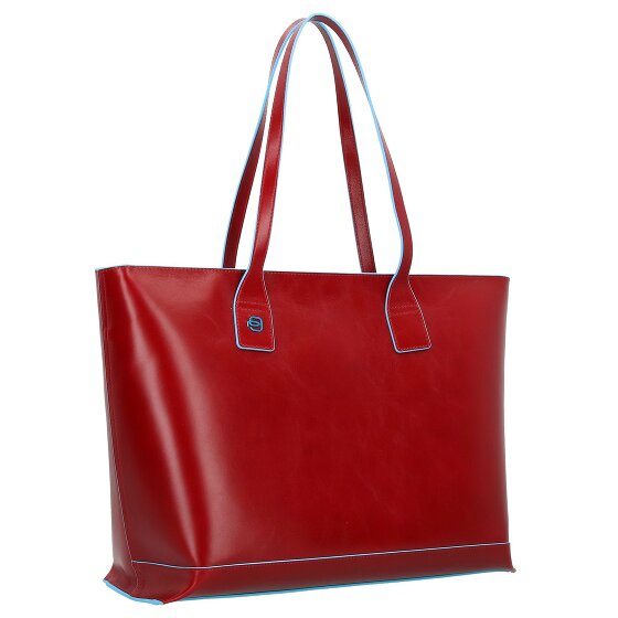 Piquadro Blue Square Shopper Tasche Leder 35 cm