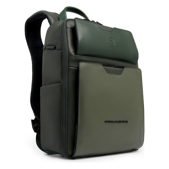 Piquadro Ael Daypack Leder 37 cm Laptopfach