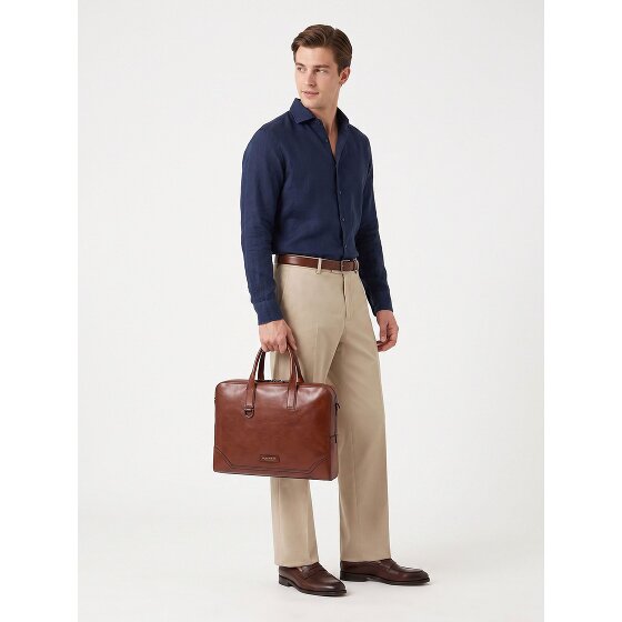 The Bridge Matteo Aktentasche Leder 38 cm Laptopfach