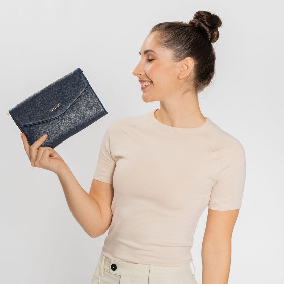 Lazarotti Bologna Leather Clutch Tasche Leder 23 cm