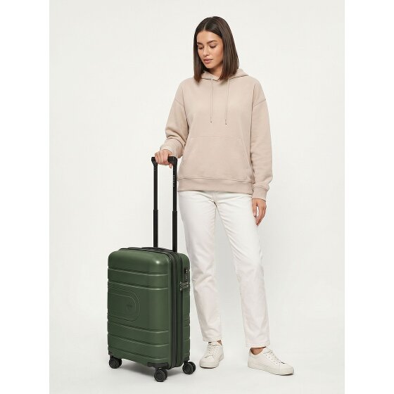Redolz Essentials 11 4 Rollen Kabinentrolley 55 cm mit Dehnfalte