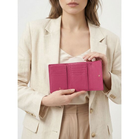 Lazarotti Bologna Leather XL Geldbörse mit Zip-Around Fach Leder 14 cm