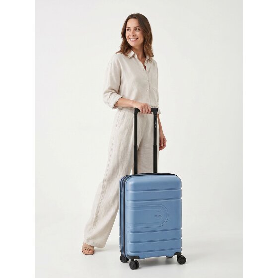 Redolz Essentials 11 4 Rollen Kabinentrolley 55 cm mit Dehnfalte