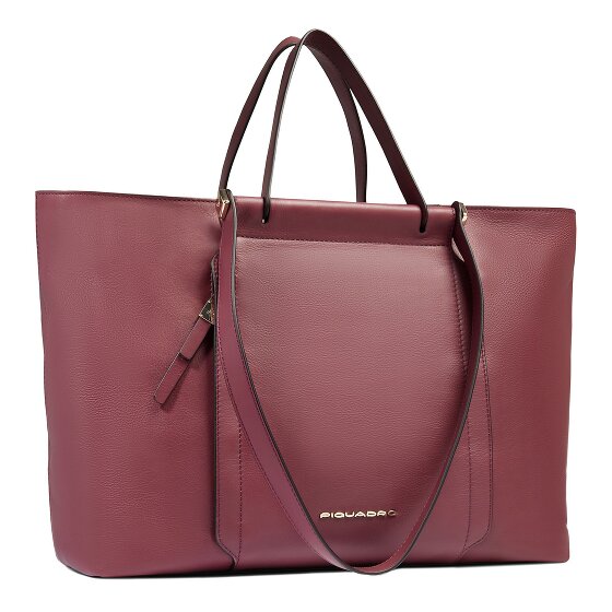 Piquadro Circle Shopper Tasche Leder 38 cm Laptopfach