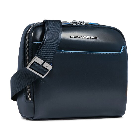 Piquadro Blue Square Umhängetasche Leder 21 cm