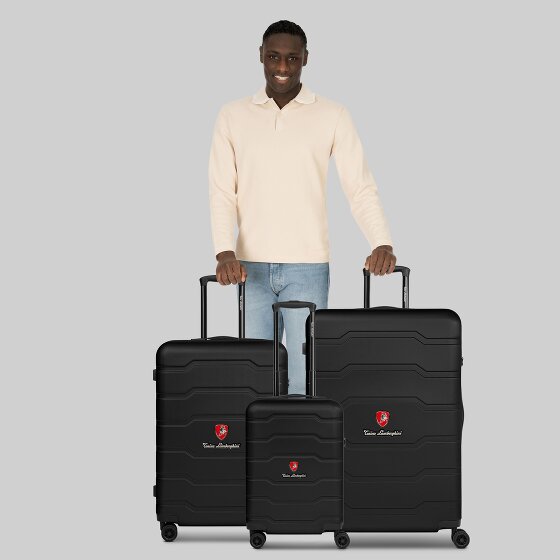 Tonino Lamborghini Bologna 4 Rollen Kofferset 3-teilig