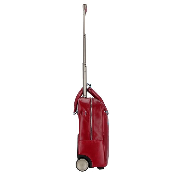 Piquadro Blue Square 2-Rollen Businesstrolley Leder 36 cm Laptopfach