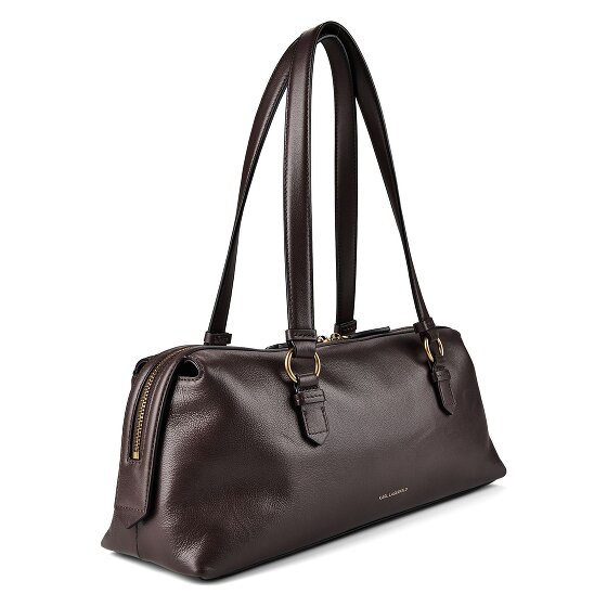 Karl Lagerfeld Autograph Schultertasche Leder 35 cm