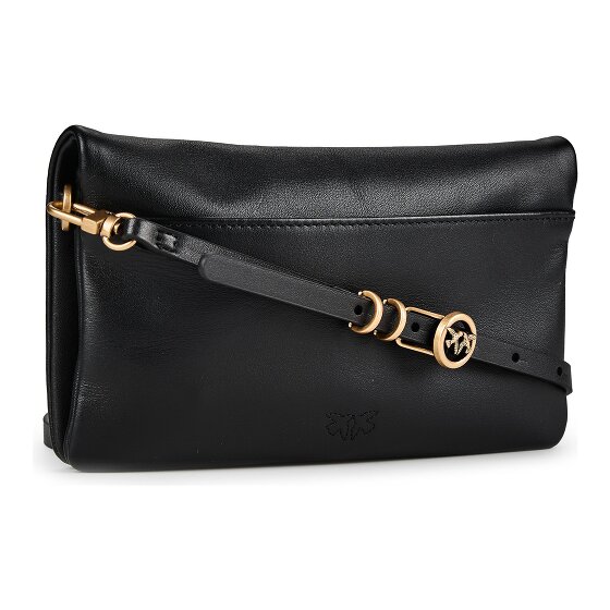 PINKO Love Soft Clutch Tasche Leder 19.5 cm