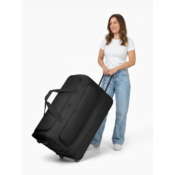 Redolz Duffle Essentials 2-Rollen Reisetasche 80 cm  XL mit Dehnfalte Sondergröße