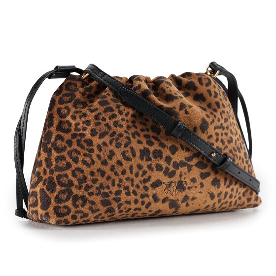 PINKO Mini Clutch Umhängetasche Leder 26 cm