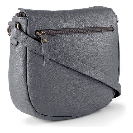 Lazarotti Bologna Leather Crossbody Umhängetasche Leder 25 cm
