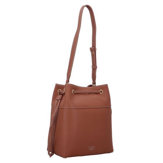 PINKO Secchiello Schultertasche Leder 25 cm