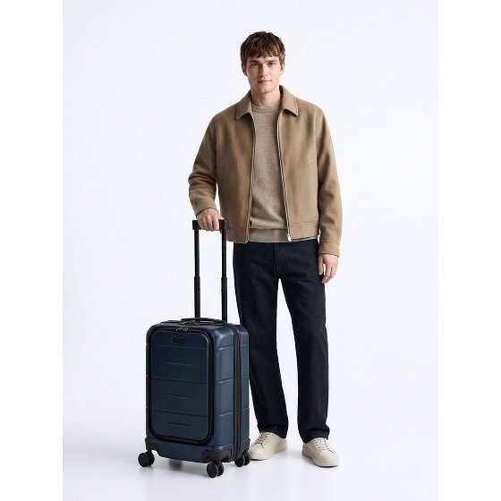 Police London 4 Rollen Kabinentrolley 55 cm Laptopfach mit Dehnfalte