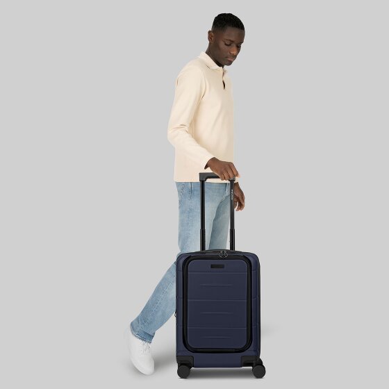 Police London 4 Rollen Kabinentrolley 55 cm Laptopfach mit Dehnfalte