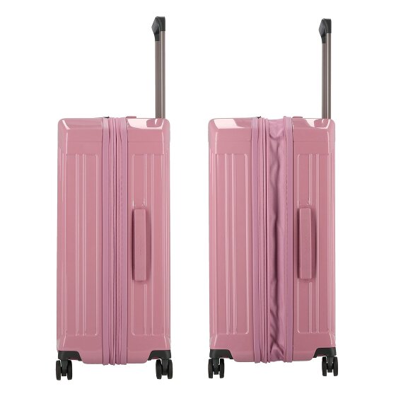 Piquadro PQ-Light 4 Rollen Trolley 69 cm mit Dehnfalte