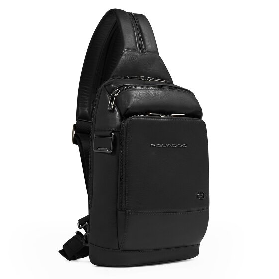 Piquadro Monospalla Umhängetasche Leder 31 cm