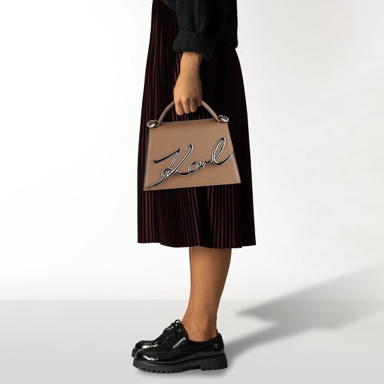 Karl Lagerfeld Signature 2.0 Handtasche Leder 21.5 cm