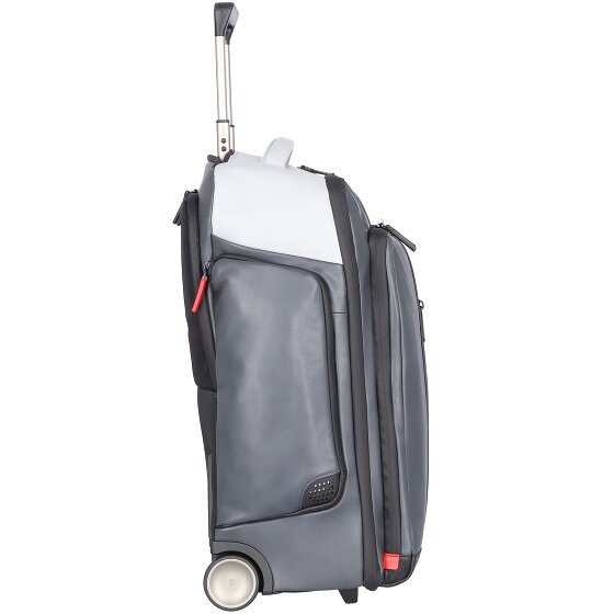 Piquadro Urban 2-Rollen Rucksacktrolley Leder 54 cm Laptopfach
