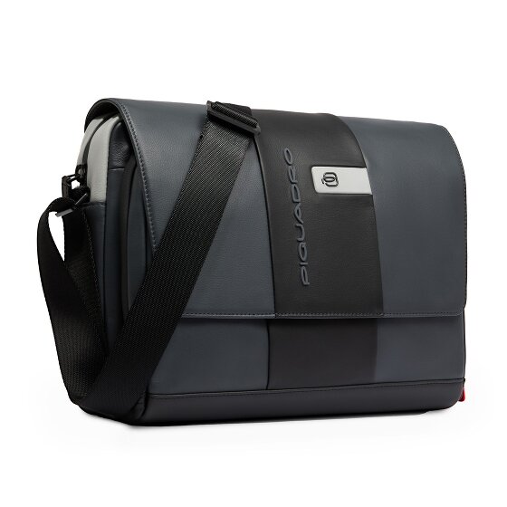 Piquadro Urban Messenger RFID Schutz Leder 35 cm Laptopfach