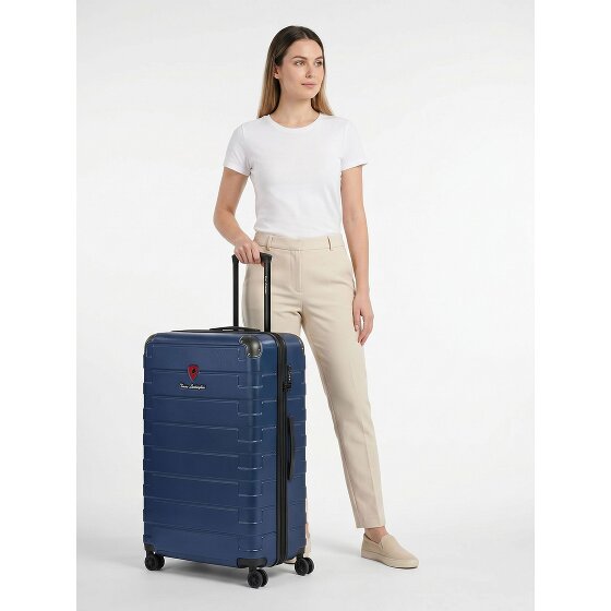 Tonino Lamborghini Milano 4-Rollen Trolley XL 83 cm Sondergrösse mit Dehnfalte