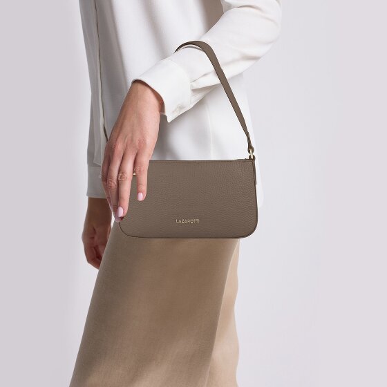 Lazarotti Bologna Leather Pochette Schultertasche Leder 22 cm