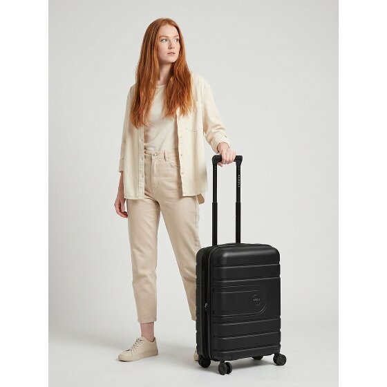 Redolz Essentials 11 4 Rollen Kabinentrolley 55 cm mit Dehnfalte