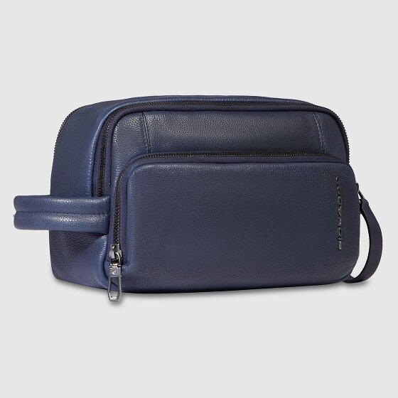 Piquadro Cronus Kulturbeutel Leder 24 cm
