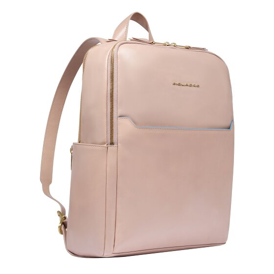 Piquadro Blue Square Daypack RFID Schutz Leder 37 cm Laptopfach