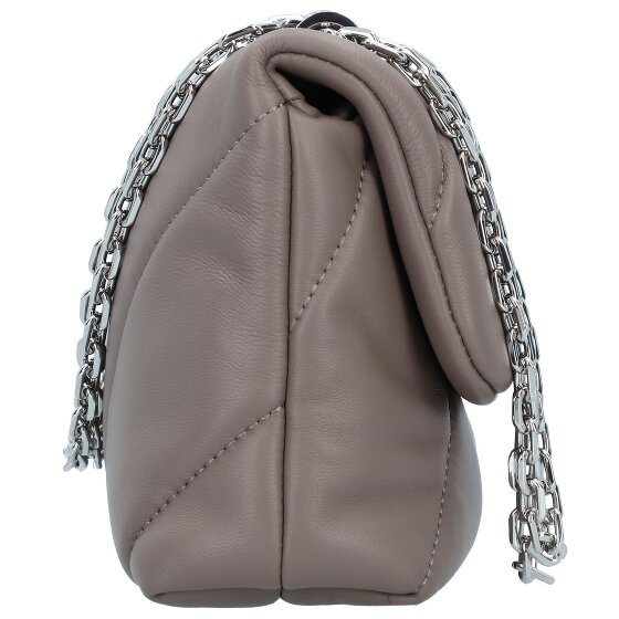 Patrizia Pepe Fly Padded Umhängetasche Leder 25 cm
