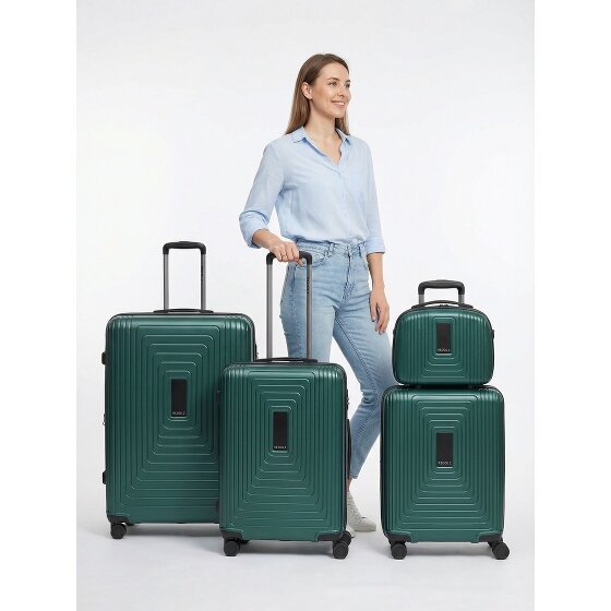 Redolz Essentials 14 4-Rollen Kofferset + Beautycase 4 tlg. mit Dehnfalte