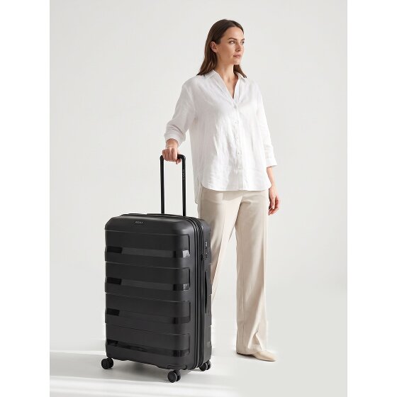 Redolz Pro PP 4 Rollen Trolley 77 cm mit Dehnfalte