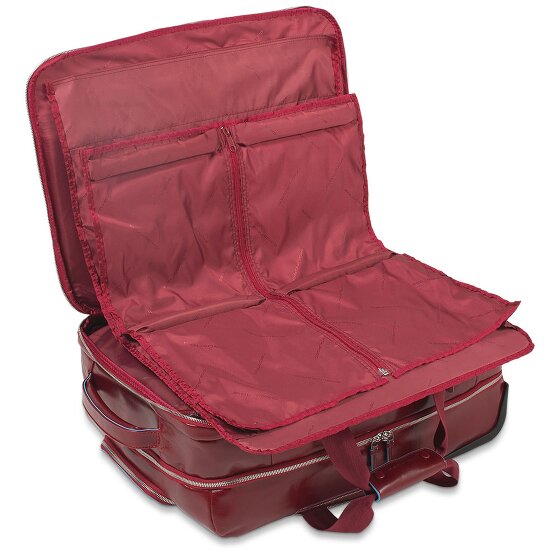 Piquadro Blue Square 2 Rollen Businesstrolley Leder 51 cm Laptopfach