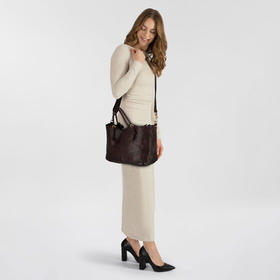 Campomaggi Ebano Shopper Tasche Leder 36 cm