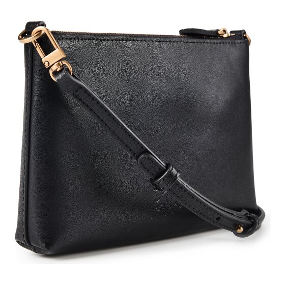 PINKO Flat Horizontal Mini Clutch Tasche Leder 19.5 cm