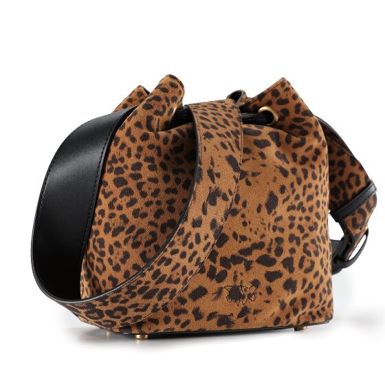 PINKO Secchiello Beuteltasche Leder 20 cm