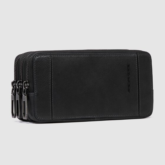 Piquadro Cronus Kulturbeutel Leder 19.5 cm