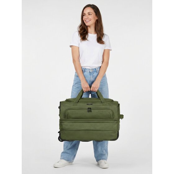 Redolz Duffle Essentials 2-Rollen Reisetasche 55 cm M mit Dehnfalte