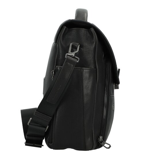 Piquadro Hedley Aktentaschen Messenger RFID Schutz Leder 42 cm Laptopfach