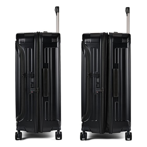 Piquadro PQ-Light 4 Rollen Trolley M 69 cm mit Dehnfalte