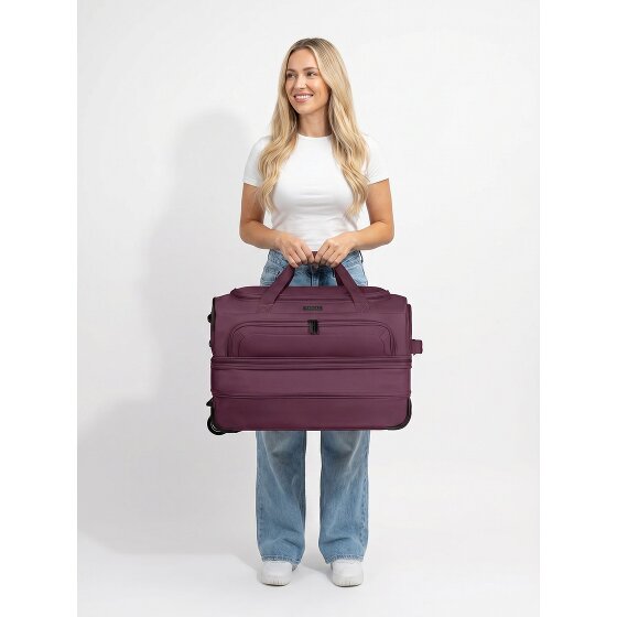 Redolz Duffle Essentials 2-Rollen Reisetasche 55 cm M mit Dehnfalte