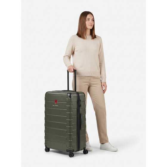 Tonino Lamborghini Milano 4-Rollen Trolley XL 83 cm Sondergrösse mit Dehnfalte
