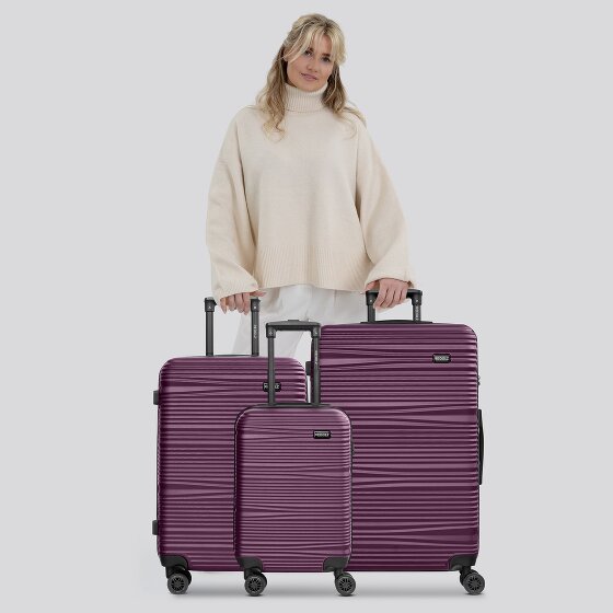 Redolz Essentials 16 3-SET 4 Rollen Kofferset 3-teilig