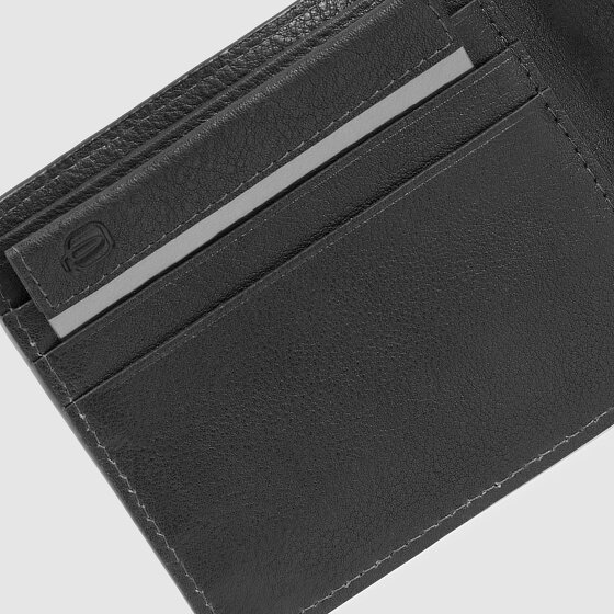 Piquadro Carl Geldbörse RFID Schutz Leder 11 cm
