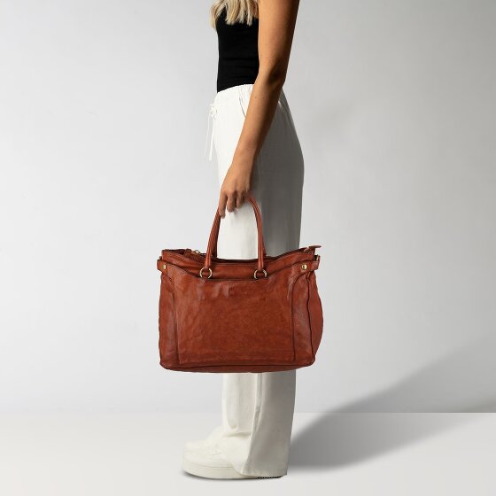 Campomaggi Mogano Handtasche Leder 33 cm