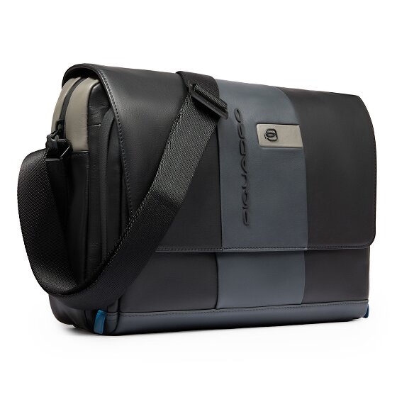 Piquadro Urban Messenger RFID Schutz Leder 35 cm Laptopfach